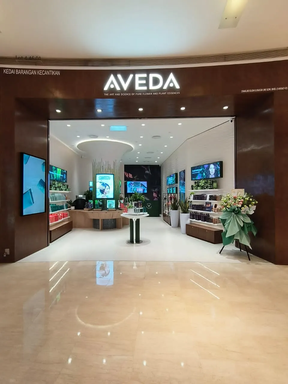Aveda Pavilion storefront
